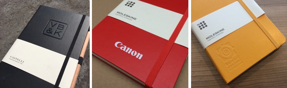 Schatting onderpand Regelmatigheid Notebooks met logo bedrukken | The Notepad Factory